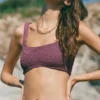 Xandra Bikini Metallic Grape