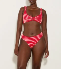 Bonnie Stripe Bikini - Red/White