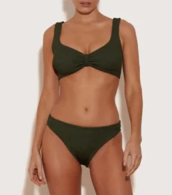 Bonnie Bikini - Metallic Khaki