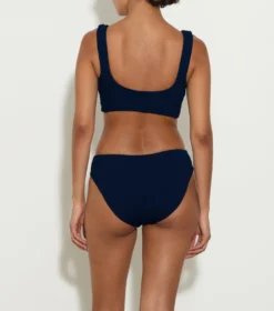 Coverage Juno Bikini - Navy -Hunza G COVERAGEJUNOBIKINICRINKLENAVY 02