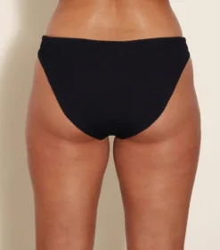 Coverage Xandra Bikini - Black 7 Coverage Xandra Bikini - Black -Hunza G COVERAGEXANDRABIKINICRINKLEBLACK BC 1