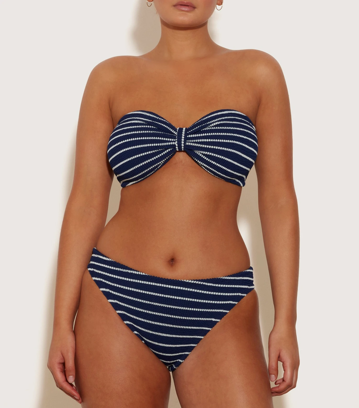 Coverage Jean Bikini - Navy/White 1 Coverage Jean Bikini - Navy/White