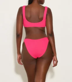 Hallie Bikini - Hot Pink -Hunza G HALLIEBIKINIHOTPINK 02