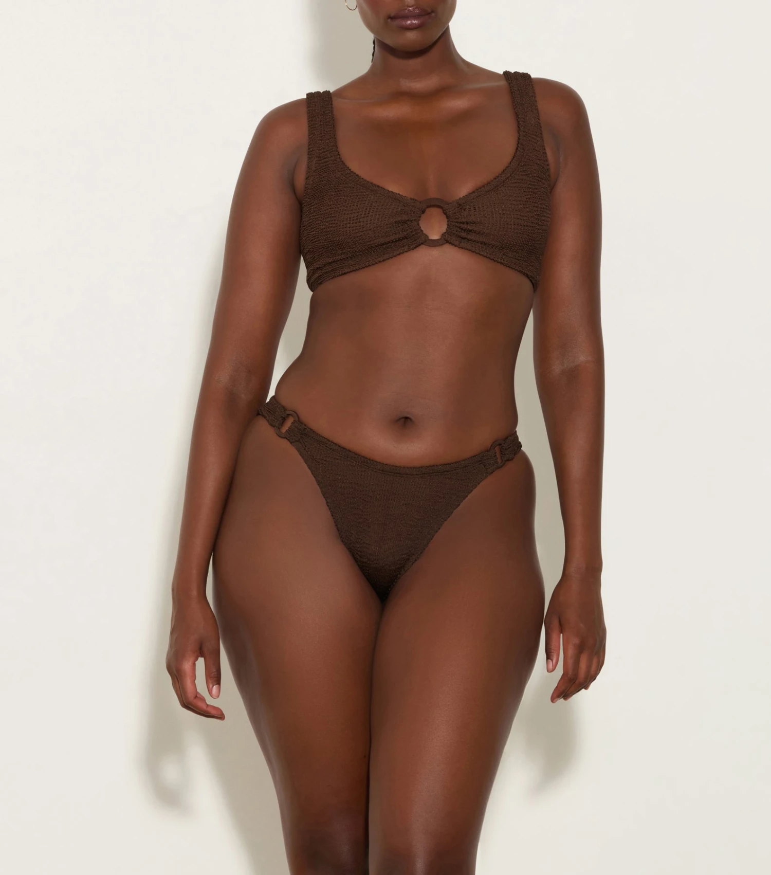 Hallie Bikini - Metallic Chocolate 1 Hallie Bikini - Metallic Chocolate