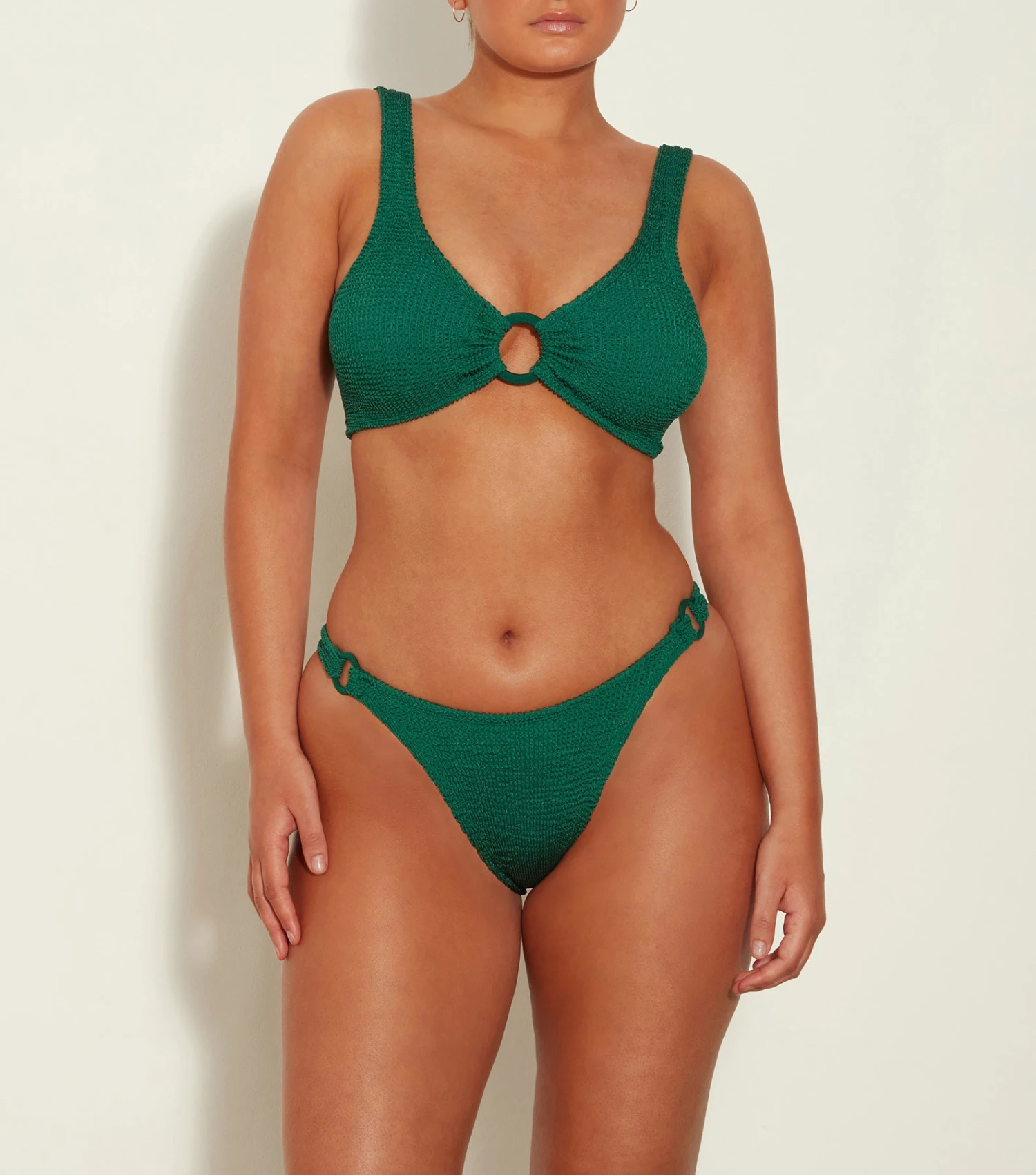 Hallie Bikini - Metallic Forest Green 1 Hallie Bikini - Metallic Forest Green