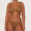Hallie Bikini - Metallic Cocoa