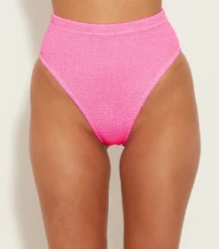High Waist Bikini Bottom - Bubblegum