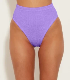 High Waist Bikini Bottom - Lilac