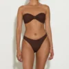 Jean Bikini - Metallic Chocolate