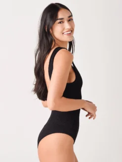 Hunza G Women's Jeanne One Piece Swimsuit -Hunza G JEANNE SWIMxBLACKxAlt2 30221555