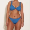 Juno Bikini - Metallic Denim