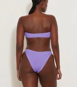 Jean Bikini - Lilac 7 Jean Bikini - Lilac -Hunza G Jean Bikini Crinkle Lilac BC