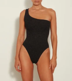 Nancy Lurex Swim - Black/Gold