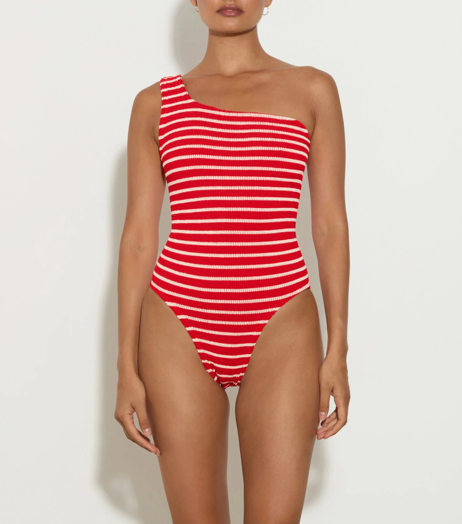 Nancy Stripe Swim - Red/White 1 Nancy Stripe Swim - Red/White