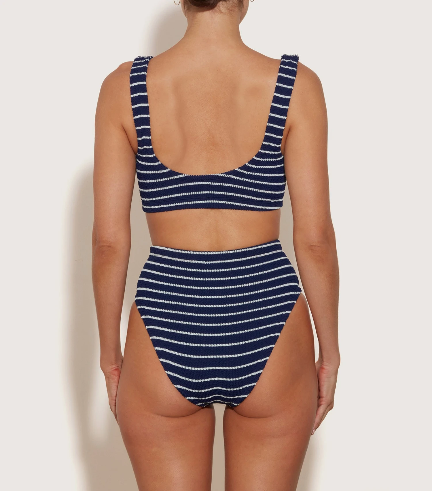 Patricia Stripe Bikini - Navy/White 2 Patricia Stripe Bikini - Navy/White - Image 2