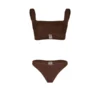 Xandra Bikini Metallic Chocolate