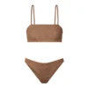 Gigi Bikini Metallic Cocoa
