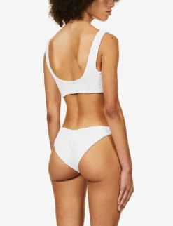 Xandra Crinkled Bikini Set -Hunza G R03756655 S WHITE ALT03
