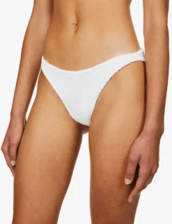 Xandra Crinkled Bikini Set -Hunza G R03756655 S WHITE ALT05