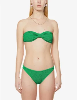 Jean Ruched Bikini -Hunza G R03873620 EMERALD ALT02