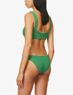 Xandra Crinkle Bikini 9 Xandra Crinkle Bikini -Hunza G R03873622 S EMERALD ALT03