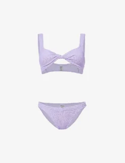 Juno Knotted Crinkled Bikini