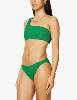 Nancy One-shoulder Bikini Set 7 Nancy One-shoulder Bikini Set -Hunza G R03916775 EMERALD ALT02