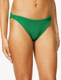 Nancy One-shoulder Bikini Set 9 Nancy One-shoulder Bikini Set -Hunza G R03916775 EMERALD ALT05