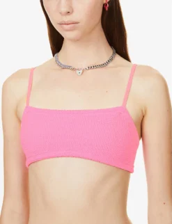 Gigi Crinkled Bikini -Hunza G R03947860 BUBBLEGUM ALT04