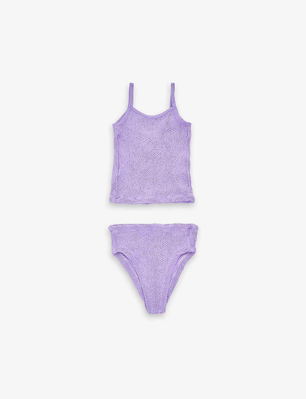 Daphne Scoop-neck Crinkle-texture Stretch-woven Bikini 7-12 Years 1 Daphne Scoop-neck Crinkle-texture Stretch-woven Bikini 7-12 Years