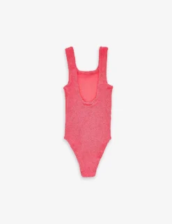 Margot Crinkled Swimsuit 7-12 Years 5 Margot Crinkled Swimsuit 7-12 Years -Hunza G R04126431 HOTPINK ALT02