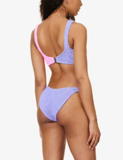 Duo Chelsea Twisted-knot Bikini 9 Duo Chelsea Twisted-knot Bikini -Hunza G R04130204 LILACBUBBLEGUM ALT03