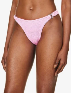 Nicole Seersucker Bikini -Hunza G R04130307 BUBBLEGUMSILVER ALT04