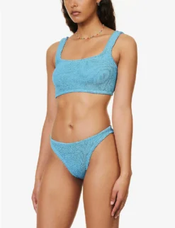 Xandra Crinkled Bikini -Hunza G R04130311 SKYBLUE ALT02