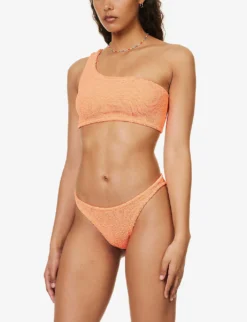 Nancy One-shoulder Bikini -Hunza G R04130315 ORANGE ALT02