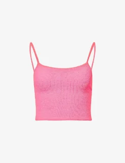 Brandy Crinkled-texture Bikini Top