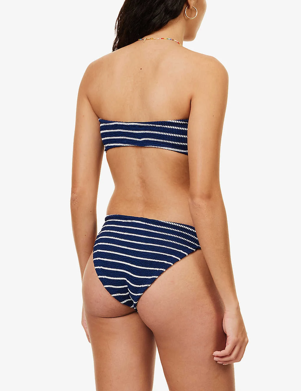 Stripe-pattern Slim-fit Bikini 3 Stripe-pattern Slim-fit Bikini - Image 3
