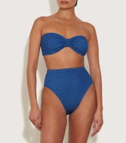 Ruby Bikini - Metallic Denim