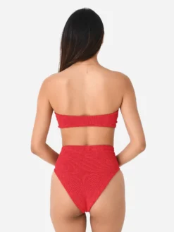 Hunza G Women's Ruby Bikini Set 7 Hunza G Women's Ruby Bikini Set -Hunza G RUBYBIKINIxREDxAlt3 98820192