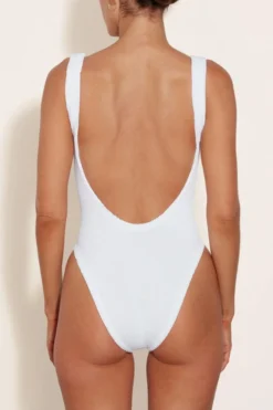 Square Neck Swim White 10 Square Neck Swim White -Hunza G Re sizeforweb 15