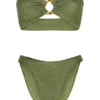 Gloria Bikini Metallic Moss