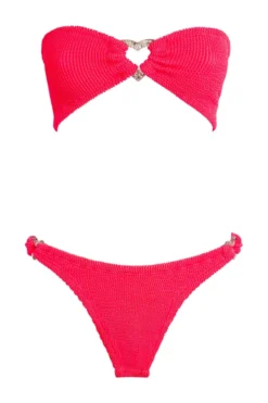Nicole Bikini Hot Pink/Silver