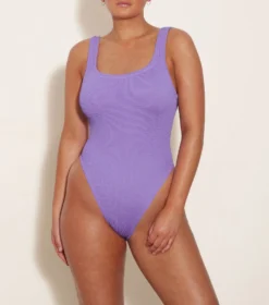 Square Neck Swim - Lilac