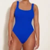 Square Neck Swim - Royal Blue