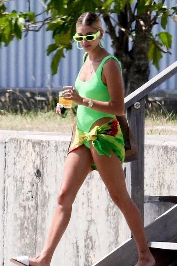 Square Neck Swim Lime 3 Square Neck Swim Lime - Image 3