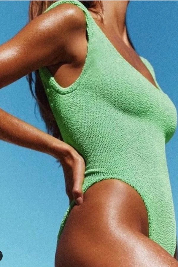 Square Neck Swim Lime 5 Square Neck Swim Lime - Image 5