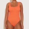 Square Neck Swim - Orange