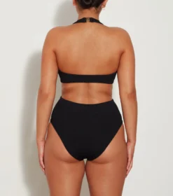 Ursula Swim - Black 4 Ursula Swim - Black -Hunza G URSULASWIMCRINKLEBLACK BC