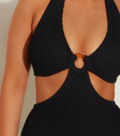 Ursula Swim - Black 5 Ursula Swim - Black -Hunza G URSULASWIMCRINKLEBLACK D