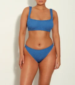 Xandra Bikini - Metallic Denim